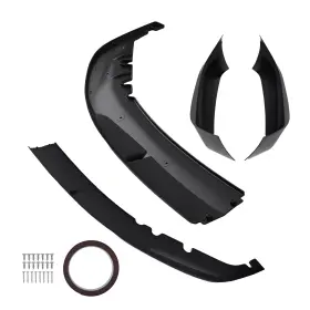 38afdh Maxpeedingrods Front Bumper Lip Spoiler Gloss Black For 2017-2020 Bmw 5 Series G30 M Sport New