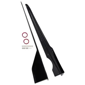 4htszn Maxpeedingrods L&r Side Skirt Kit For Bmw X5 G05 M Sport 2019-2025 Black Abs Panel Extension
