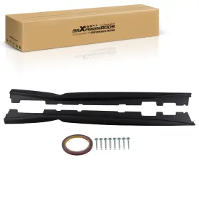 5wd68m Maxpeedingrods Abs Side Skirt Extension Body Kit For Chevrolet Camaro 16-20 Matte Black 2pc
