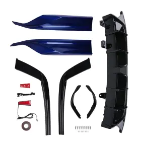 6xq9cg Maxpeedingrods Rear Bumper Diffuser Side Corner Apron Spat For 2018-2022 Honda Accord 10th Blue