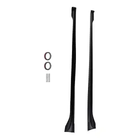 796xbe Maxpeedingrods Side Skirts 2x For Honda Civic Sedan And Hatchback 2022-2025 Glossy Black