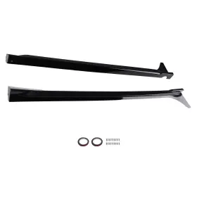 7elu8i Maxpeedingrods Gloss Black Side Skirts For Honda Civic Mc Fe180jdm 2022 2023 2024 2025