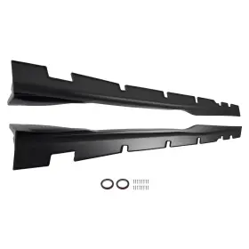 7nyloa Maxpeedingrods Lower Side Skirt Extension Kit For Dodge Charger 2015-2023 Gloss Black Abs