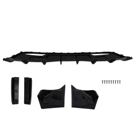 8ey7bj Maxpeedingrods Rear Bumper Diffuser Lip Spoiler Kit Black For Tesla Model 3 2024-2025
