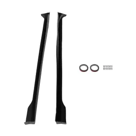 8qg9da Maxpeedingrods 2x Side Skirt Set For Honda Civic Sedan And Hatchback 2022-2025 Gloss Black