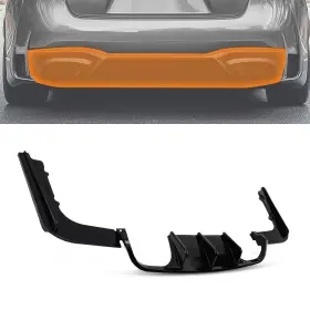A82qgo Maxpeedingrods Lower Sport Lip For Bmw E92 E93 M3 2door 2008-2013 Black Pp Rear Bumper Diffuser
