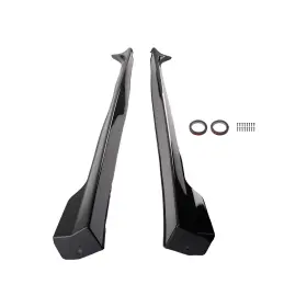 Agz1pu Maxpeedingrods Side Skirts For Honda Civic Sedan And Hatchback 2022-2025 Gloss Black Glossy