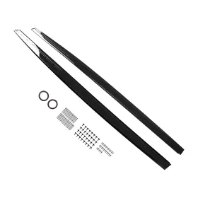 B2tpmx Maxpeedingrods 2x Black Side Skirt Extension Panel Kit For Bmw F32 F33 F36 4 Series 2014-2020