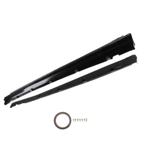 C37dpr Maxpeedingrods Black Side Panel Body Extension For Dodge Charger 2011-2023 Abs Skirt Kit 2pc