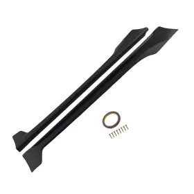 20122013 Maxpeedingrods Dg1lb2 Side Skirt For Subaru Brz Toyota 86 Scion Fr-s -2021 Black Abs Plastic