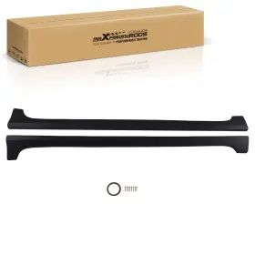 Ft7ry3 Maxpeedingrods Side Skirt Extension Body Kit Panel For Honda Civic Sedan 12-15 Black Abs