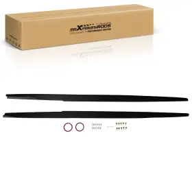 Fu6etc Maxpeedingrods Body Kit Side Skirts Extension For Bmw 5 Series E60 E61 2004-2010 M5 Black Abs