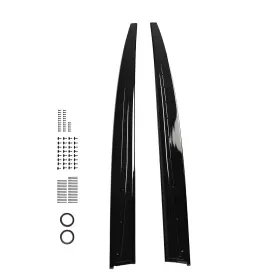 Gct1m3 Maxpeedingrods 2x Black Side Skirt Extension Panel Kit For Bmw F32 F33 F36 4 Series 2014-2020