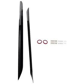 Hi7gts Maxpeedingrods Abs Side Skirt Panel Kit For Bmw G20 3 Series M-sport 2019-2023 Gloss Black 2pc