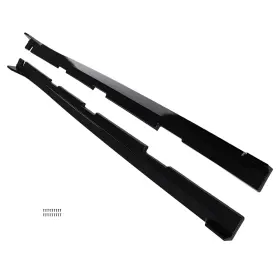 Hje36p Maxpeedingrods Side Body Extension Kit Panel For Honda Civic Fc 2016-21 Gloss Black Abs
