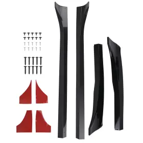 Ibs9ya Maxpeedingrods Black Side Skirt Body Kit For Tesla Model 3 17-23 Abs Extension Panel 2pcs