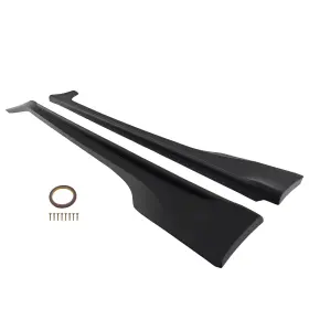 Jauk6y Maxpeedingrods Black Side Skirt Extension 2pcs Set For Scion Fr-s 2012 2013 2014 2015-2021