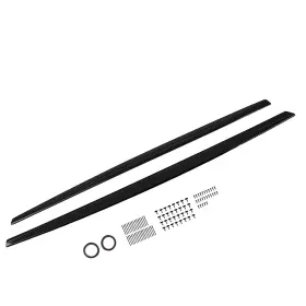 Jit26y Maxpeedingrods 2x Black Side Skirt Extension Panel Set For Bmw F32 F33 F36 4 Series 2014-2020