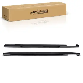 Maxpeedingrods L1v6zn Abs Side Skirt Extension Kit For Bmw G20 G28 330i M340i 19-24 Gloss Black Panel