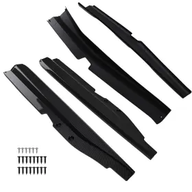 Lhk574 Maxpeedingrods Side Accent Skirts For Chevy Corvette C7 Z06 2014-2019 Carbon Look Body Kit