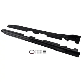 Mdxi3a Maxpeedingrods Left Right Side Skirt Extension Panel For Bmw X3 X4 G01 G02 2018-23 Gloss Black