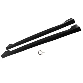 Otwa39 Maxpeedingrods Black Side Panel Kit Extension For Honda Civic 4door 2006-2011 8th Gen Sedan