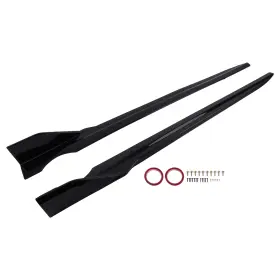P4y2os Maxpeedingrods Side Skirt Extension 2x Kit For Bmw X5 G05 M Sport 2019-2025 Black Abs Plastic