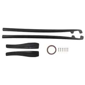 Maxpeedingrods Qn4fx3 Black Side Skirt Panel For Chevrolet Corvette Wide Body 2005-13 Abs Extension