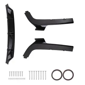 Qyw1l9 Maxpeedingrods Bumper Diffuser Lip For Bmw X7 G07 M Sport 2019-2025 Glossy Black Rear Pp