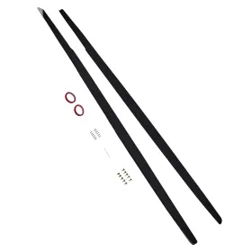 R370ie Maxpeedingrods Black Side Skirt Extension Lip For Bmw E60 E61 5 Series M5 2004-2010 2pc Set