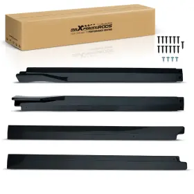 Re5jwu Maxpeedingrods Body Extension Kit Side Panel For Toyota Camry 18-24 Gloss Black Abs Skirt 2pcs