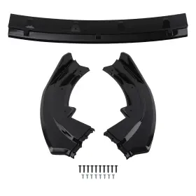 Maxpeedingrods S9cow6 Front Bumper Addon Lip For Toyota Camry Se Xse 18-20 Black Plastic Splitter Kit