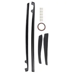 Szjtc9 Maxpeedingrods Body Side Panel Extension For Chevrolet Corvette Wide 2005-13 Black Abs Kit