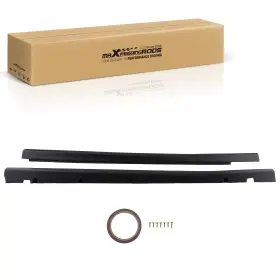 Tfv7h2 Maxpeedingrods Body Kit Side Panel Extension For Dodge Charger 2011-2023 Black Abs 2pc Lip