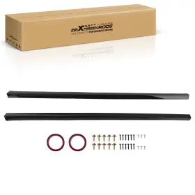 Tv8xyd Maxpeedingrods Side Body Panel Lip Kit Extension For Honda Accord 2018-22 Ex-l Sport Black Abs