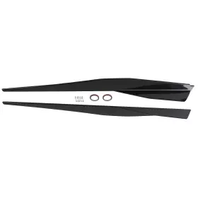 U2sg67 Maxpeedingrods Black Side Panel Extension Kit For Chevrolet Corvette C8 20-2022 Body Skirt Abs