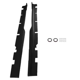 Maxpeedingrods Vadf7h Body Kit Side Skirt Extension Panel Lip For Dodge Charger 15-23 Matte Black 2pc