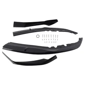 Vgyf6b Maxpeedingrods Carbon Look Front Valance For Bmw G30 5 Series M Sport Bumper 2017-2020 4pc Set