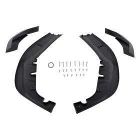 Maxpeedingrods Wa5n78 4pc Front Extension For Bmw G30 5 Series M Sport Bumper 2017-2020 Carbon Look