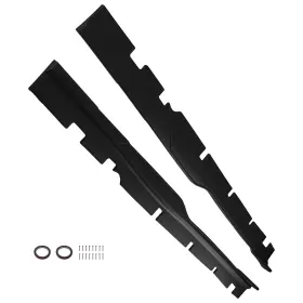 X17ehb Maxpeedingrods Abs Side Skirt Extension Lip Body Kit For Dodge Charger 2015-2023 Matte Black