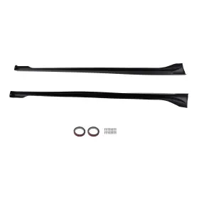 Y8duno Maxpeedingrods 2x Side Skirt Set For Honda Civic Sedan And Hatchback 2022-2025 Gloss Black