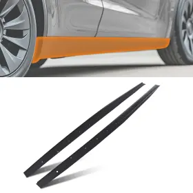 Yws6ed Maxpeedingrods Abs Side Skirts Panel For Bmw F32 F33 F36 4 Series 14-20 Matte Black Extension