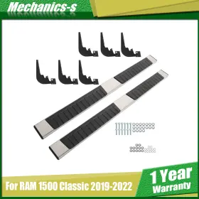 Mcc227568s Mechanics-s Fit For Ram 1500 Classic 2019-2022 Left Right Side Running Boards Black Silver