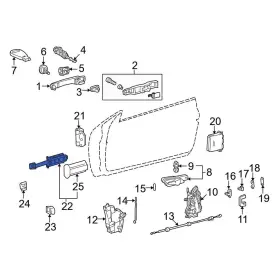 1407200916 Mercedes-benz Oe For Clk430 1999-2000 Front Door Check