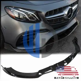 Wj-bz18w213e6301bcf Mercedes-benz For 2018 2019 2020 W213 S213 E63 Sport B Style Carbon Fiber Front Lip