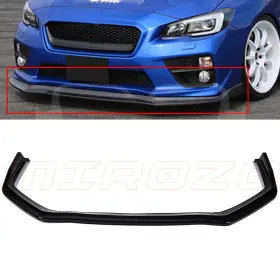 10023241 Mirozo For 2015-2020 Subaru Impreza Wrx And Sti Front Lip Cs Style Black Pp