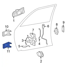 55275634aa Mitsubishi Oe For Raider 2006-2009 Front Lower Door Hinge