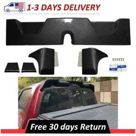 Lsot00809c Moonsport New Carbon Fibre Truck Cab Spoiler 985089 Fits 2016-2021 Toyota Tacoma 2.7l 3.5l