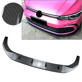 Motohij 550743191065 Us Abs Front Splitter Spoiler Lip Body Kit For Vw Golf Mk8 Gtd Gte R R-line 20