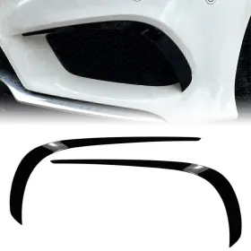 Motorshop168 331234284158 Black Bumper Lip Splitter Spoiler For Mercedes-benz E-class W212 Facelift 13-16